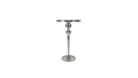 Image of a Modern Silver Glam Highboy