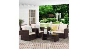 Image of a 4oc Outdoor Wicker Furniture Set