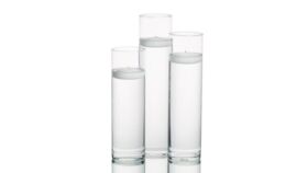 Image of a 3pc Tall Cylinder Set + White Floating Candlelight