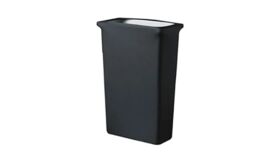 Image of a Garbage Can Cover Black - Slim Jim