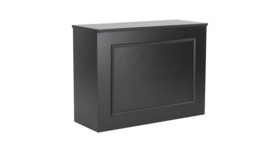 Image of a Black Stage Front