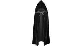 Image of a Black Velvet Cape