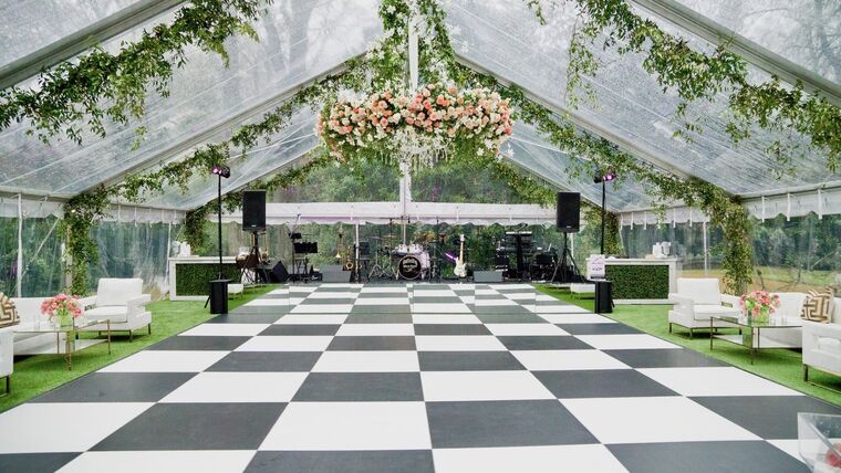 Floor Tiles Wedding Tent Flooring Party Rentals Delivered Tent