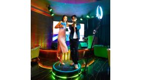 Image of a 360 Automated Photo Booth LED Platform
