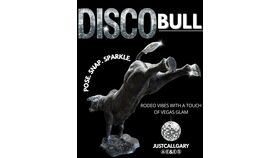 Image of a "Disco" Bull Static Photo Op
