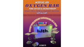 Image of a Acrylic LED Oxygen Bar, 4 station