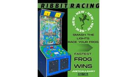 Image of a 2 Player Ribbit Racing | Stand Up Arcade Game