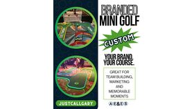Image of a Custom Branded Mini Golf Hole