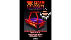 Image of a Fire Storm Air Hockey