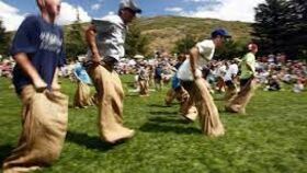 Image of a Sack Race