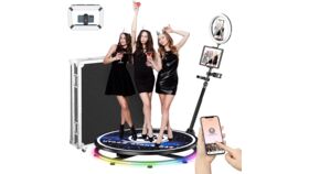 Image of a 360 Photo Booth (includes Attendnat)