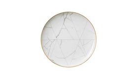 Image of a Gold Rimmed Marble Bread & Butter Plate