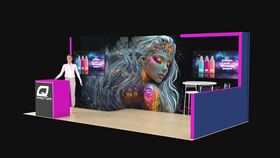 Image of a 10x20 Exhibit Rental Package B