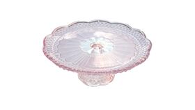 Image of a "Mandy" Vintage Pink Cake Stand