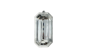 Image of a 5" Clear Rectangle Acrylic Jewels