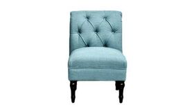 Image of a Blue Slipper Chairs