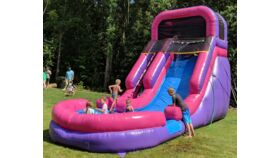 Image of a 16ft Wet/Dry Slide w/Pool