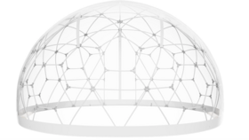 Image of a 9.5'W White Dome