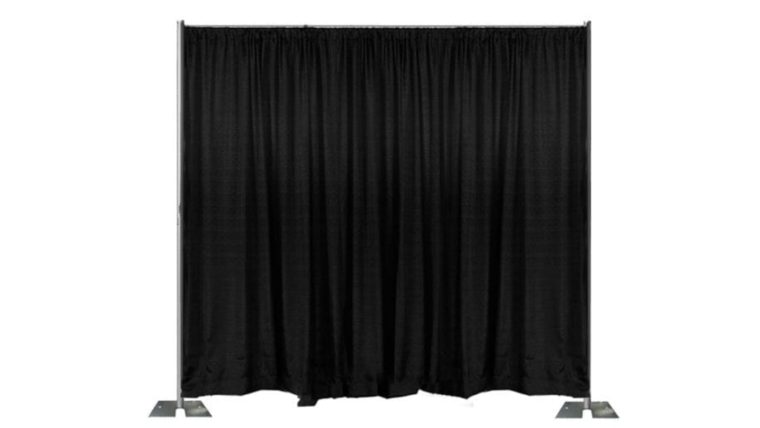Black Banjo Drape 8' High by Linear Foot : goodshuffle.com