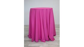 Image of a 108" Round Raspberry Tablecloths