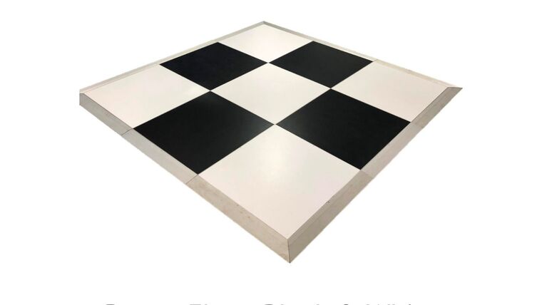 16'x16' Black & White Dance Floor : goodshuffle.com