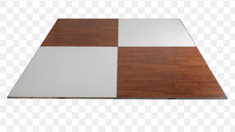 16'x16' White & Wood Dance Floor : goodshuffle.com