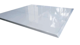 Image of a "Luxe White" Portable Dance Floor Panel