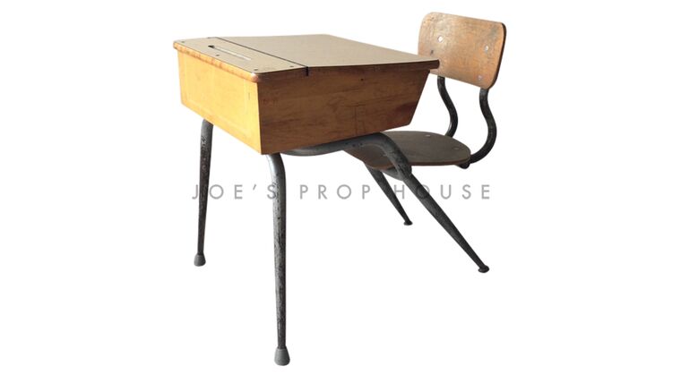 CHA2134624 Connor Vintage Student Desk w/storage : goodshuffle.com