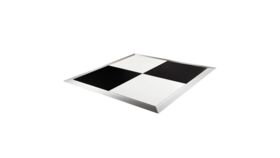 Image of a 16 X 20 Dance Floor- BLACK & WHITE CHECKERED