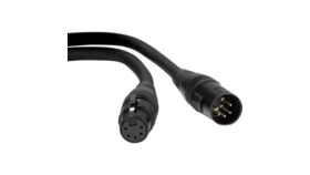 Image of a 1-10' 5-Pin DMX Cable