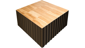Image of a Birch Wood - Snap Lock Dance Floor - Panels