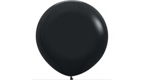 Image of a 001 Balloon Color: Neutral- Black