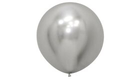 Image of a 001 Balloon Color: Reflex Silver