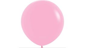 Image of a 002 Balloon Color: Pink- Bubblegum