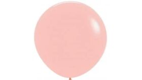 Image of a Balloon Color: Pink- Melon