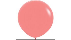 Image of a Balloon Color: Pink- Coral