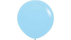 Image of a 003 Balloon Color: Blue- Pastel Blue