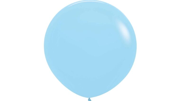 003 Balloon Color: Blue- Pastel Blue : goodshuffle.com