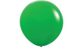 Image of a Balloon Color: Green- Shamrock Green