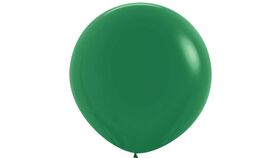 Image of a Balloon Color: Green- Forest Green