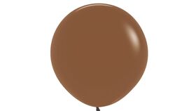 Image of a Balloon Color: Neutral- Coffee
