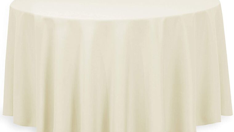 Ivory Premium Round Linen : goodshuffle.com