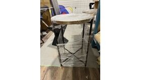 Image of a Max Black and Gold Side Table (25005-2025-109)