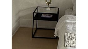 Image of a Duran Glass Top Side Table (25005-2024-102)