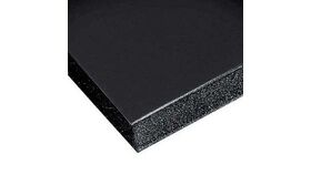 Image of a 4'x8'x1/2" Black Gatorfoam Sheet