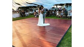 Image of a 18 X 18 Dark Maple Oak Dance Floor