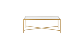 Image of a Aurelle Gold & Glass Coffee Table