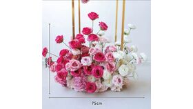 Image of a 20" Shades of Pink Artificial Flower Arrangement
