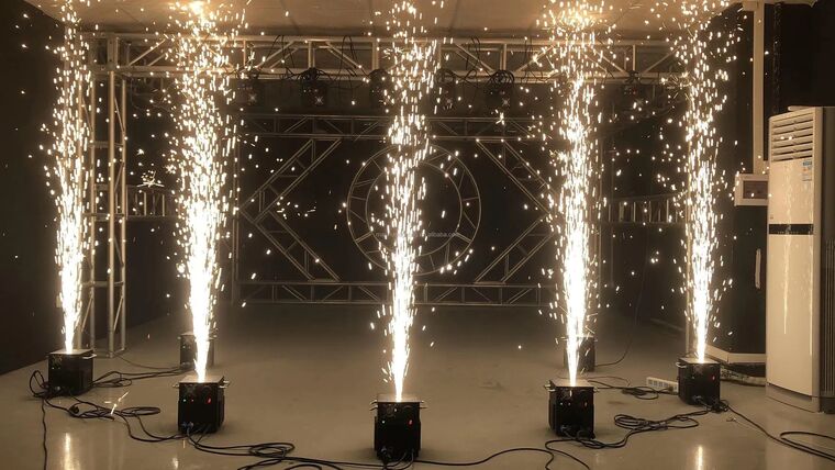 Sharp Shooters Cold Foil プロモ Showven Sparkular Mini Fall Machine Cold Spark Fountain