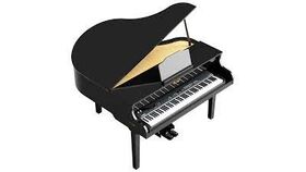 Image of a Black Piano shell